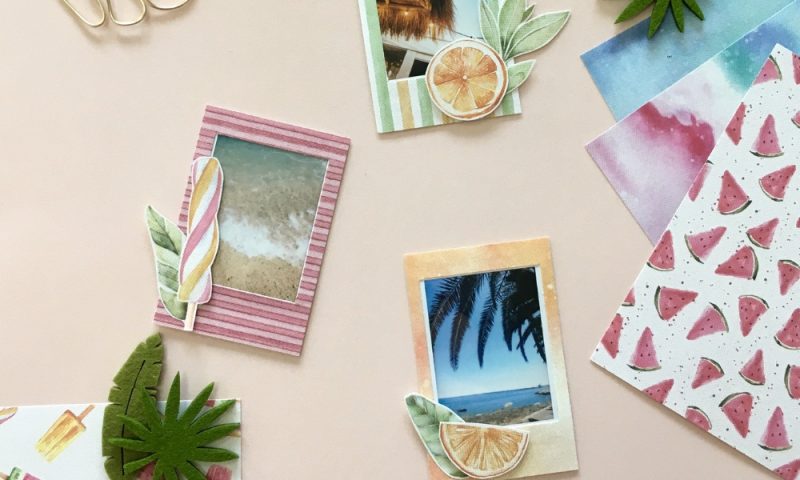 10 Mini Cornici Per Foto Istantanee - Con Adesivi Colorati, Per Fujifilm Instax - Foto 5