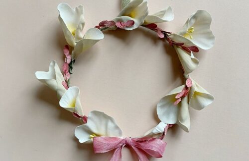 Ghirlanda Fiori Facile Tutorial